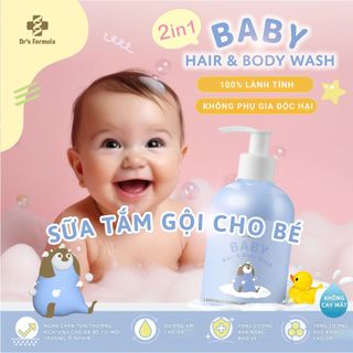 Sữa Tắm Gội Cho Bé Dr's Formula Baby Hair & Body Wash 550g giá sỉ