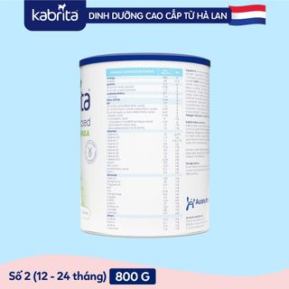 [Tặng set dê bông] Combo 4 lon Sữa dê Kabrita số 2 cho bé - Lon 800g giá sỉ