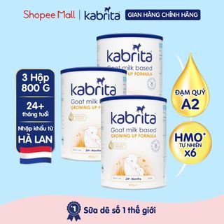 Combo 3 lon Sữa dê Kabrita số 3 cho trẻ trên 24 tháng - Lon 800g giá sỉ