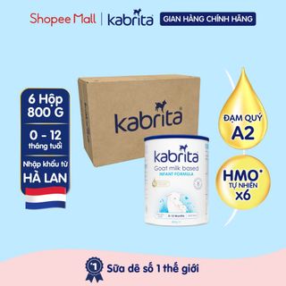 Thùng sữa dê Kabrita số 1- 06 lon 800g giá sỉ
