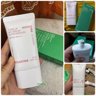 KEM CHỐNG NẮNG NO SEBUM IN NISFREE MẪU MỚI 60ML - NÂNG TÔNG, KIỀM DẦU SPF50 PA++++
