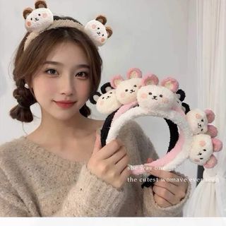 Cài 2 đầu gấu má hồng