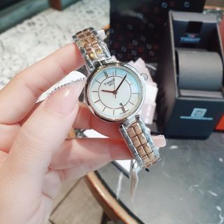 ĐỒNG HỒ NỮ TRUNG CẤP TISỌT DÂY THÉP KHOÁ BƯỚM