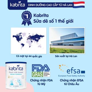 Sữa dê Kabrita số 1 cho trẻ - Lon 400g