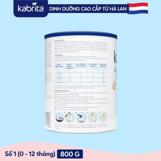 [DATE 2025] Sữa dê Kabrita số 1- Lon 800g