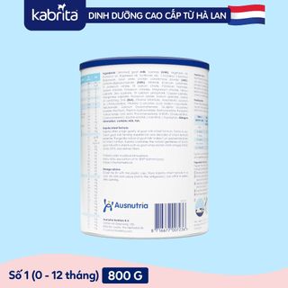 [DATE 2025] Sữa dê Kabrita số 1- Lon 800g