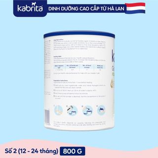 Sữa dê Kabrita số 2 - Lon 800g