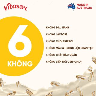 Sữa hạt yến mạch Vitasoy Oat Milky hộp 1L