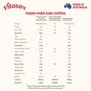 Sữa hạt yến mạch Vitasoy Oat Milky hộp 1L