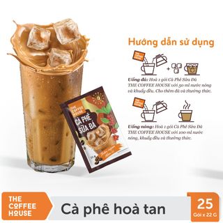 The Coffee House cà phê sữa đá hoà tan (Túi 25 gói x 22g)