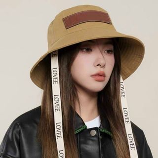 Mũ bucket dậy có chữ love QC