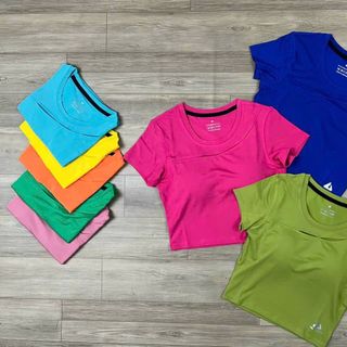 Croptop 2 lớp Size m l xl xxl Ri 2222 Tách nửa ri được, áo thể thao nữ
