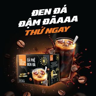 [COMBO 3 TẶNG 1] Hộp cà phê đen đá The Coffee House (Hộp 14 gói x 16 g)