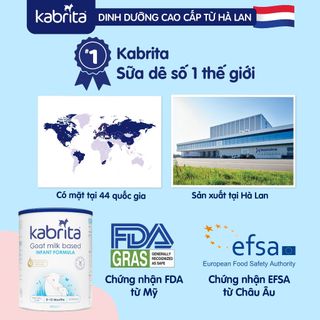 [DATE T2/2025] Combo 3 Sữa dê Kabrita số 1 cho trẻ - Lon 800g giá sỉ