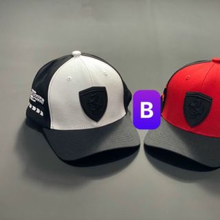Nón lưỡi trai hình con ngựa màu đen CQ