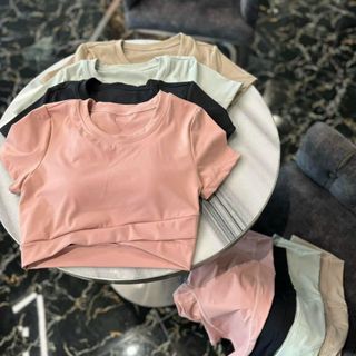 Set lửng có mút hàng sẵn - Size: M/L, set thể thao nữ quảng châu