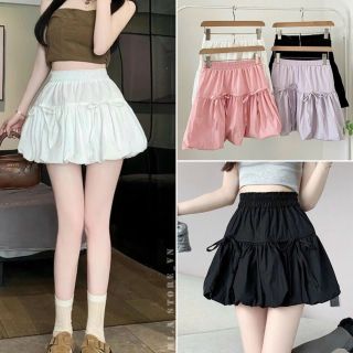 Chân Váy Nơ Phồng 2 Lớp Siêu Xinh Chất Mát Nhẹ Phong Cách Tiểu Thư Điệu Đà CÓ 4 MAU CHO CẤC NÀNG