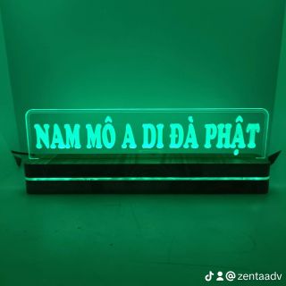 BỘ ĐÈN LED CHỮ NAM MÔ A DI ĐÀ PHẬT