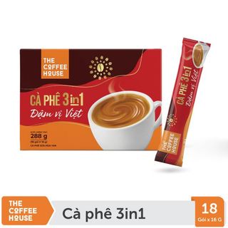 The Coffee House cà phê sữa hoà tan 3IN1 đậm vị Việt  (Hộp 18 gói x  16g) giá sỉ