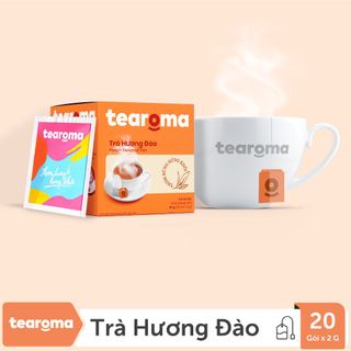 [DATE MỚI] Trà túi lọc Đào Tearoma (Hộp 20gói x 2gr)