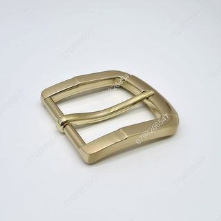 Đầu khoá thắt lưng nam DKK-078 | Đầu khoá xỏ kim bảng 4F màu vàng đồng 5 khúc hiện đại độc đáo