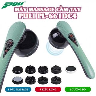 Máy massage cầm tay không dây pin sạc 8 đầu PULI PL-661DC4 giá sỉ
