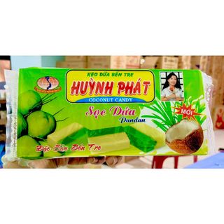 KẸO DỪA BẾN TRE, KẸO DỪA HUỲNH PHÁT GÓI 240G, KẸO DỪA THƠM BÉO ÍT NGỌT – ĐẶC SẢN BẾN TRE CTB734 - BECHIP