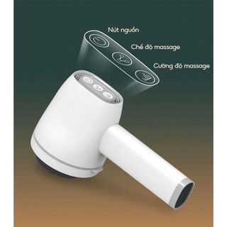 Máy massage cầm tay dùng pin Puli PL-668DC - 8 đầu, mát xa thư giãn và giảm mỡ