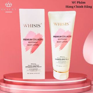 Kem dưỡng trắng da body Whisis Premium Collagen Whitening Body lotion 200ml giá sỉ