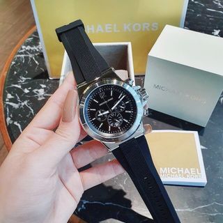 ĐỒNG HỒ NAM TRUNG CẤP M KORS DÂY CAO SU MẶT TO 46MM 3