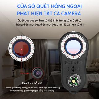 MÁY DÒ TÌM CAMERA QUAY LÉN, MÁY QUÉT HỒNG NGOẠI ĐA CHỨC NĂNG S100