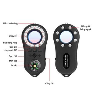 MÁY DÒ TÌM CAMERA QUAY LÉN, MÁY QUÉT HỒNG NGOẠI ĐA CHỨC NĂNG S100