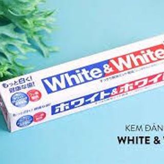 Kem đánh răng nhật white & white