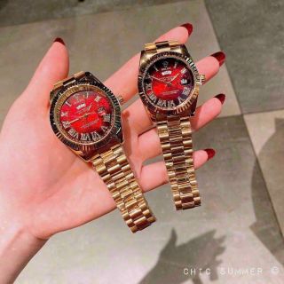 SALE RẺ ĐỒNG HỒ NAM THỜI TRANG RÔ LE DÂY ĐÚC KHOÁ BƯỚM