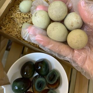 Trứng cút bắc thảo loại sạch trấu
