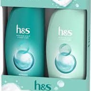 Bộ dầu gội xả H&S màu xanh lá