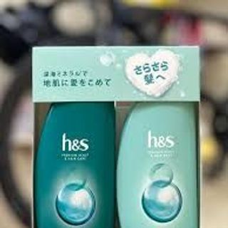 Bộ dầu gội xả H&S màu xanh lá
