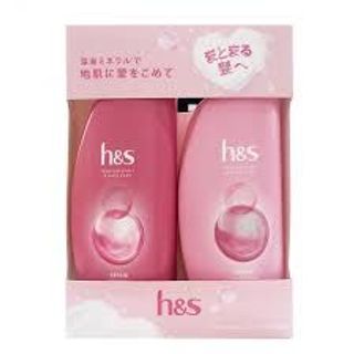 Bộ dầu gội xả H&S màu hồng_6