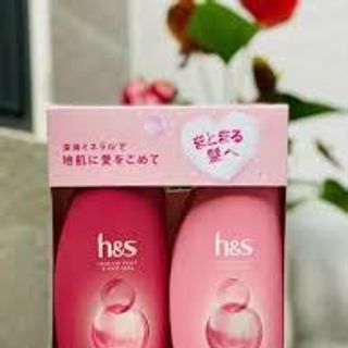 Bộ dầu gội xả H&S màu hồng_6
