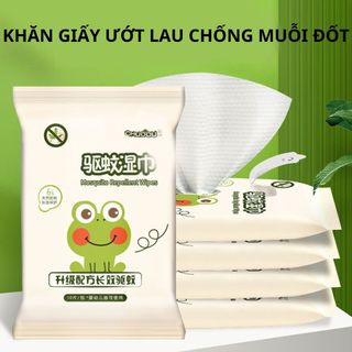 KHĂN ƯỚT LAU CHỐNG MUỖI ĐỐT AN TOÀN giá sỉ