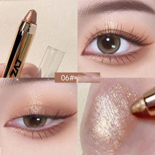 Bút Sáp Nhũ Mắt 2 Đầu CVZ Lấp Lánh Lâu Trôi