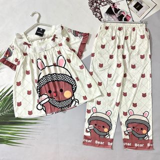 Đồ bộ dài tiểu thư latin