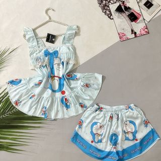 Đồ bộ đùi dây cánh tiên bèo ren