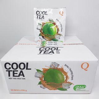 Thùng Trà Chanh Cool Tea Trần Quang 20 bịch 336g (24 gói nhỏ 14g) giá sỉ
