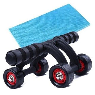 Con lăn tập cơ bụng 4 bánh xe (Tặng thảm)