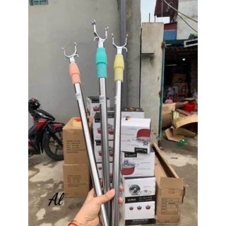 CÂY PHƠI QUẦN ÁO, LẤY ĐỒ TRÊN CAO BẰNG INOX CAO CẤP SIÊU BỀN ĐẸP, ĐỘ DÀI TỪ 80-150CM