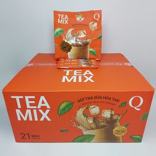 Thùng Trà Sữa Tea mix Trần Quang 21 bịch 480g (24 gói dài x 20g) giá sỉ