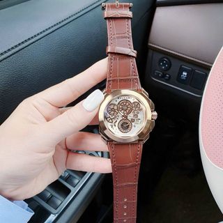ĐỒNG HỒ NAM TRUNG B V L DÂY DA MẶT GIẢ CƠ 5