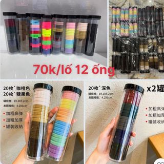 Thun cột tóc ống nhiều kiểu(hót mới) tính theo lố