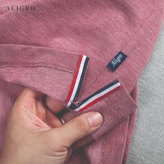 ÁO POLO NAM NGẮN TAY CHẤT LIỆU COTTON THIẾT KẾ BO VIỀN TAY ÁO, GẤU ÁO XẺ 2 BÊN TẠO NÉT KHOẺ KHOẮN ALGPLO42 - ALIGRO